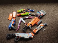Various Nerf, X-Shot, foam