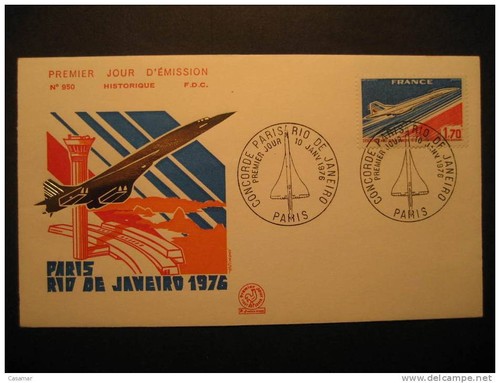 France paris 1976 concorde rio - france,