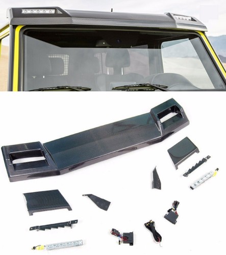 Carbon front roof spoiler - carbon,