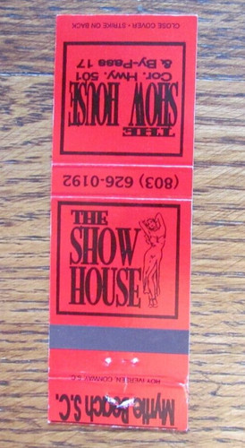 Myrtle beach matchbook - beach,,