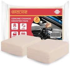 GADLANE 2 x Genuine Chamois Shammy Leather Demister Pad Car Windscreen Window