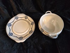 Antique Newport Pottery & Co Ltd Burslem Soup tureen & fitted saucer