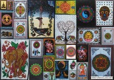 Handmade Brush print Poster