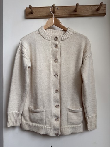 Vintage 70s cream guernsey - 70s,