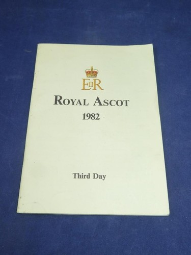 Horse racing card royal ascot - royal,
