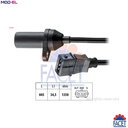 Sensor crankshaft pulse 0381 - crankshaft, 9.0381