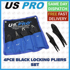 US PRO 4pc Black Locking