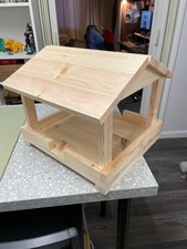 Handmade Wooden Bird Table