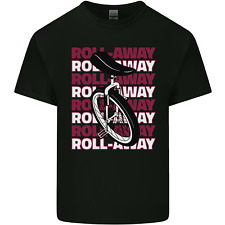 Unicycle Roll Away Mens Light Cotton T-Shirt