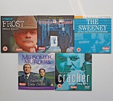 SELECTION OF TV DETECTIVE DVD'S VARIOUS SUN NEWSPAPER PROMOTIONS (5 DVD'S)