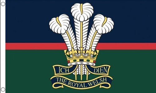 Royal welsh regiment flag x - welsh,