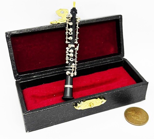 Dolls house oboe wooden - house,