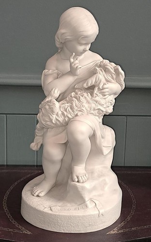 Large copeland parian figure - large,