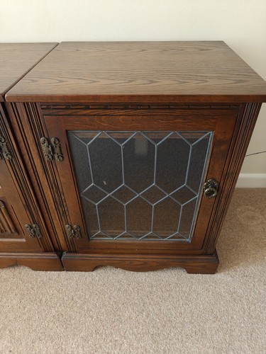 Old charm solid oak fi - old, hi-fi