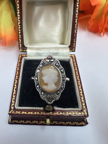 Antique silver marqusite - antique,