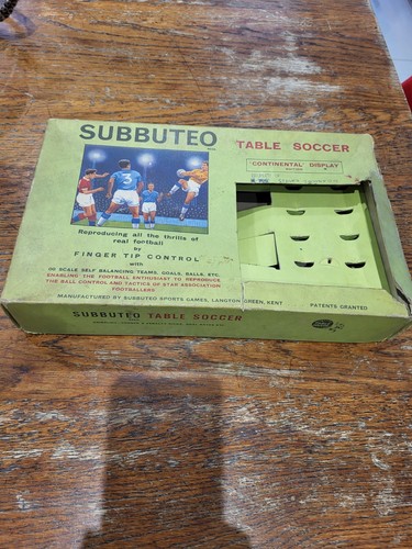 Vintage subbuteo table soccer - table,