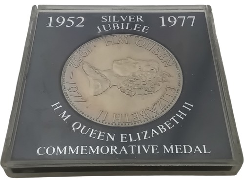 1952 1977 silver - 1952-1977, jubilee