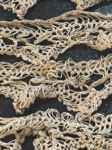 Vintage torchon lace - vintage, beige