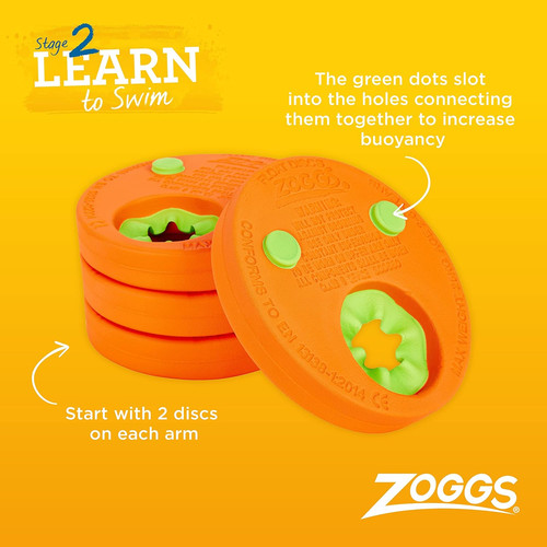 Zoggs float discs - zoggs, armbands