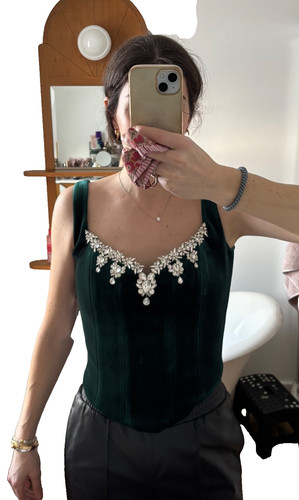 Nadine merabi corset top size - merabi,