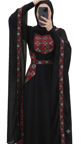 Thobe abaya embroidered - thobe,