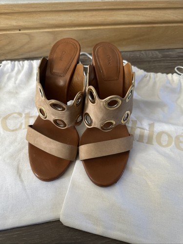 Chloe women beige suede - beige,