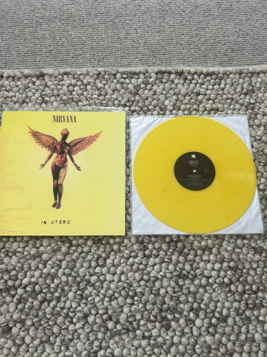 Nirvana vinyl utero yellow - nirvana,