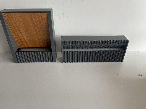 Tekled dark grey wood effect - dark,