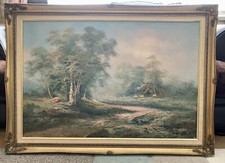 R Danford oil painting framed and signed