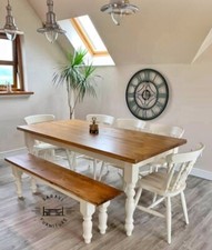 Rustic farmhouse dining - farmhouse,