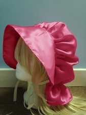 Black Women Satin Bonnet Hat