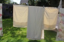 NB63 Marks & Spencer 100% Cotton Coffee Flat Sheet & 2 Oxford P/cases Double 88"