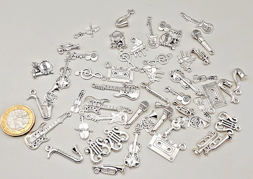 Musical instruments charms - 50,