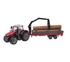 Massey Ferguson 8740S With Timber Loader And Crane