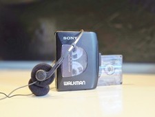 Sony Walkman WM-EX10 Portable Cassette Player Working+Headphones +Tape