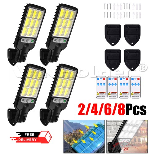 6000w led solar - 2/4/6/8x, pir