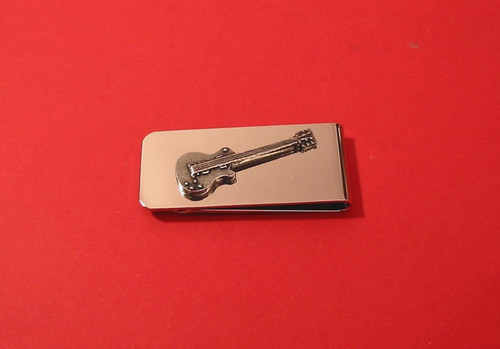 Electric guitar pewter - electric, motif