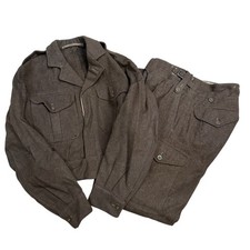 Post-war British Army 1952 Dates Battle dress Set Belonging To “Moss”