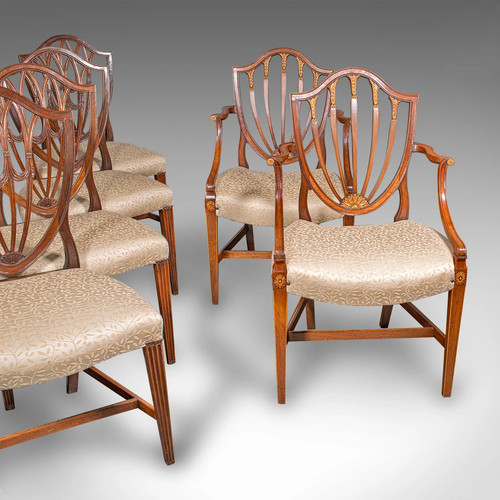 Antique dining chair suite - dining,