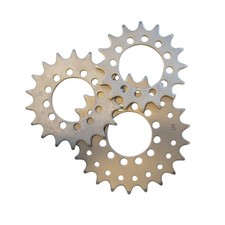 Disc Mount Fixed Cog Sprocket 3/32" Gusset CNC Finished HR Steel IS 6-Bolt