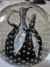 Vintage Caithness Glass Black