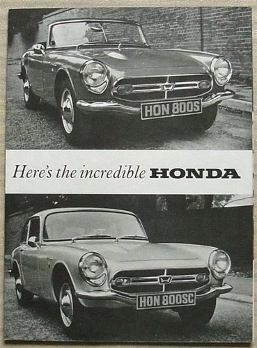 Honda s800 roadster - s800,