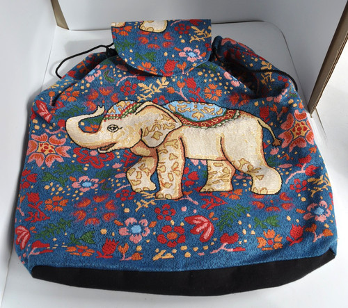 Elephant floral backpack - elephant, &