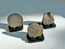 10 x Coin Holders, Hammered
