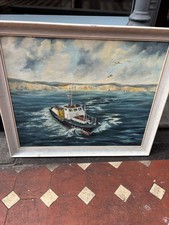 Framed original RNLI painting