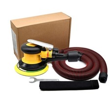 Dustfree Air Sander 125mm, Hook Loop Pad High Speed, Industrial