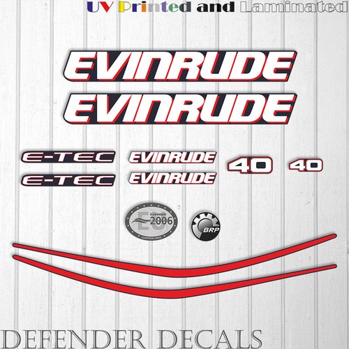 Evinrude 40hp tec outboard - 40hp, e-tec