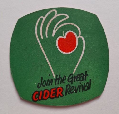 Woodpecker cider beer mat - beer,
