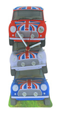 Union Jack Mini Cooper Clock -