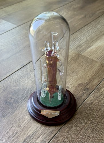 Hand blown glass golf trolley - hand,